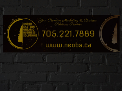 NEOBS Banner Mock Up Brick Wall